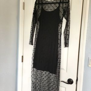 Semi see through dress